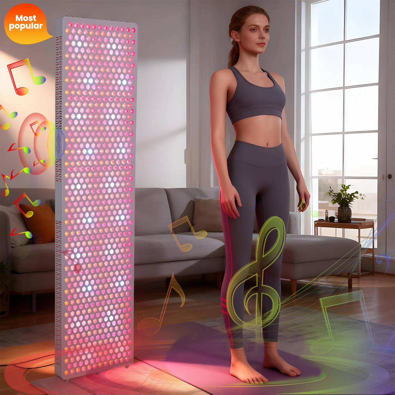 IDEATHERAPY RLPRO1000-X2 APP & Music Playback Body Relaxing Infrared Light Therapy Led Light Therapy Red Light Therapy Bed
