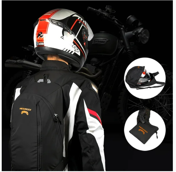 Expandable Travel Bags Large Capacity Waterproof Portable Nylon Lightweight Foldable Storage Motorcycle Helmet Backpack