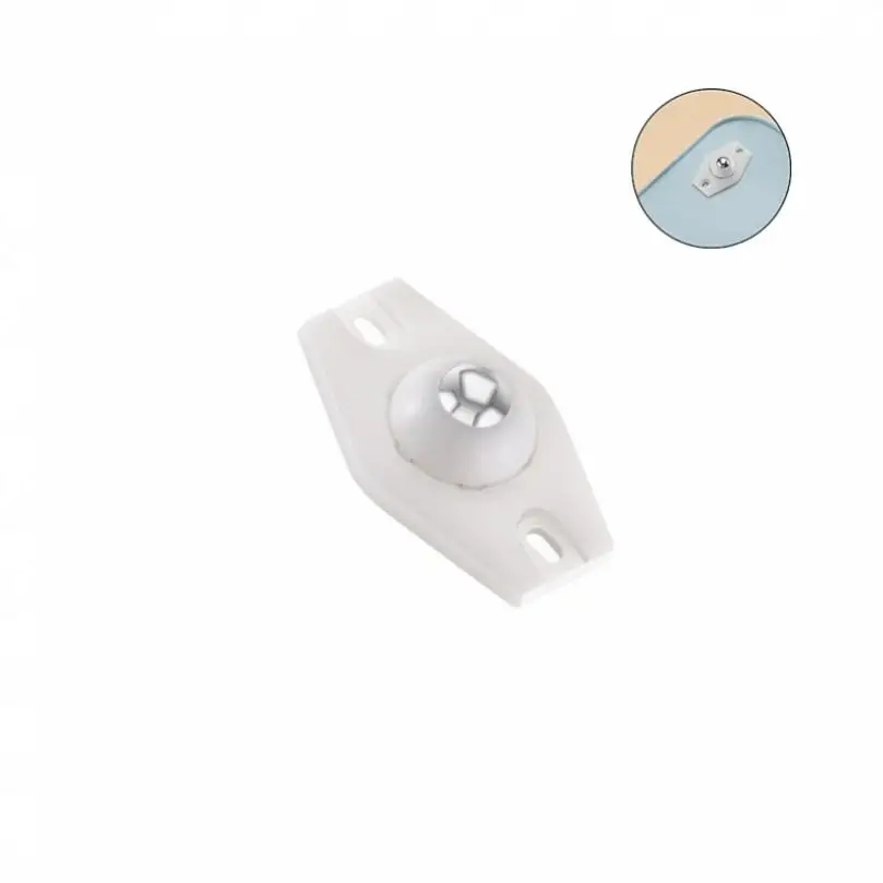 360 Degree Swivel Trash Caster Mini Self Adhesive Furniture Wheels for Trash Can Storage Box Paste Universal Pulley
