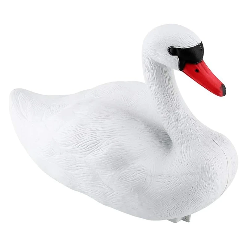 Swan Decoys, Floating Plastic Swan, White Swan Statue Decoration Pet Decoys, Simulation Swan Decoys, White Swan Statue