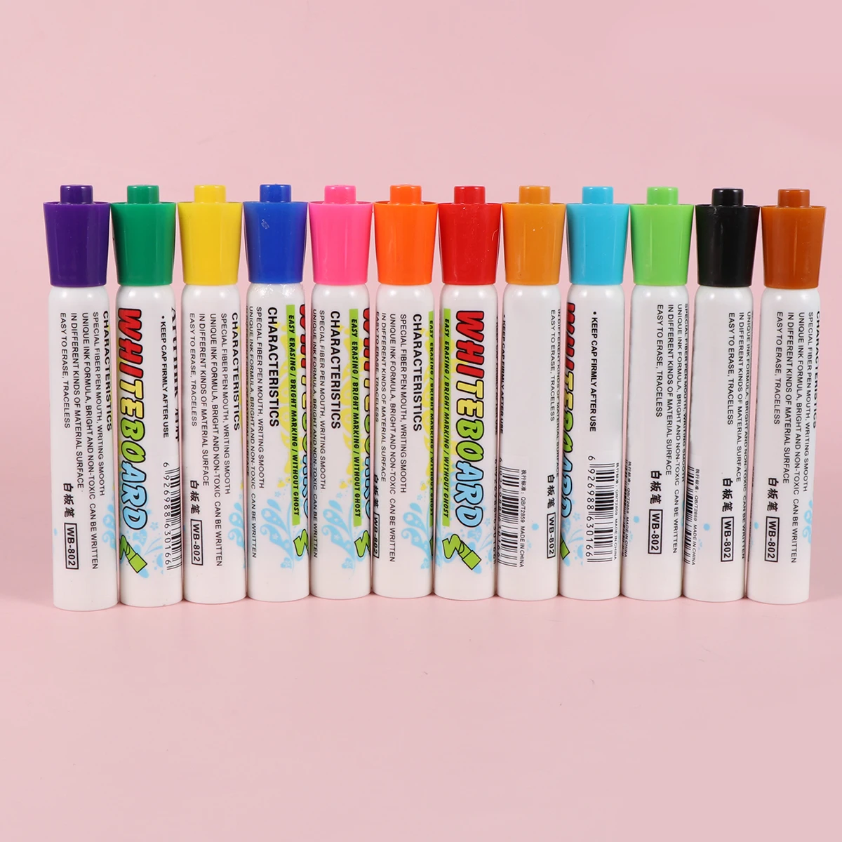 

Whiteboard Pen Set Erasable Marker Pens Dry Erase Smooth Writing Waterproof Ideal Paper Plastic Glass DIY Gifts