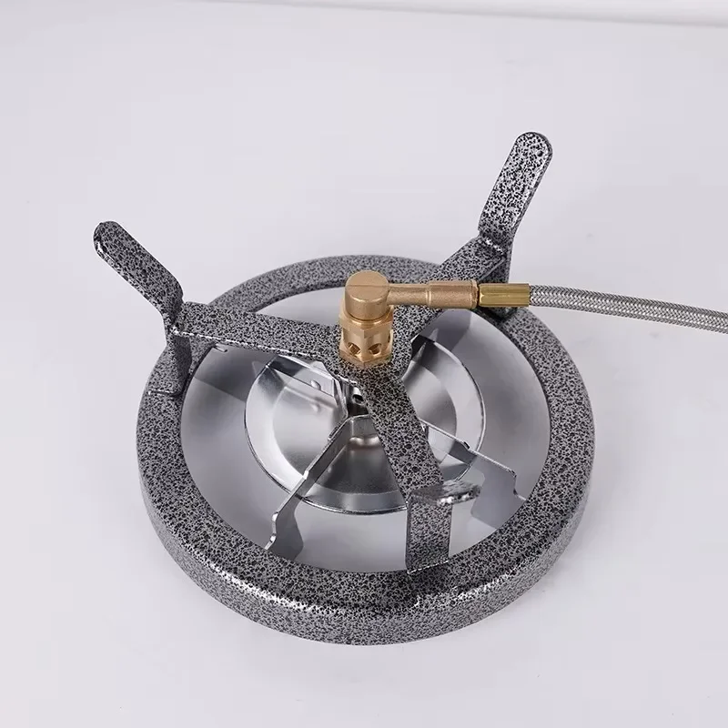 Portable Single Burner Outdoor Camping Gas Stove Home Kitchen Stainless Steel Mini Gas Stove Blue Flame Natural Gas Burner