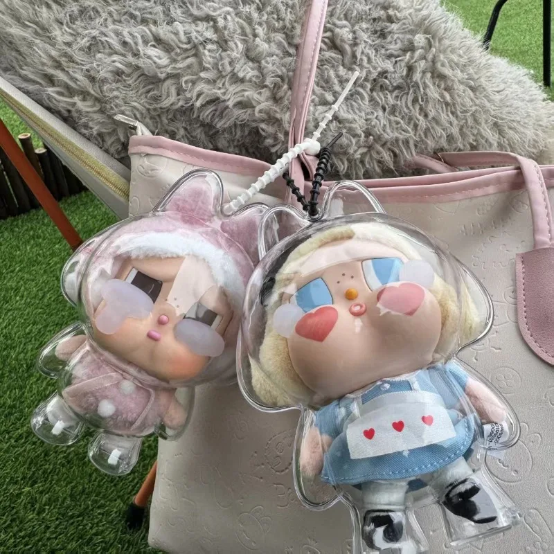 For Crybaby Series Crying Baby Protector Case Full Clear Acrylic Protective Case Walking Plush Bag Doll Accessory