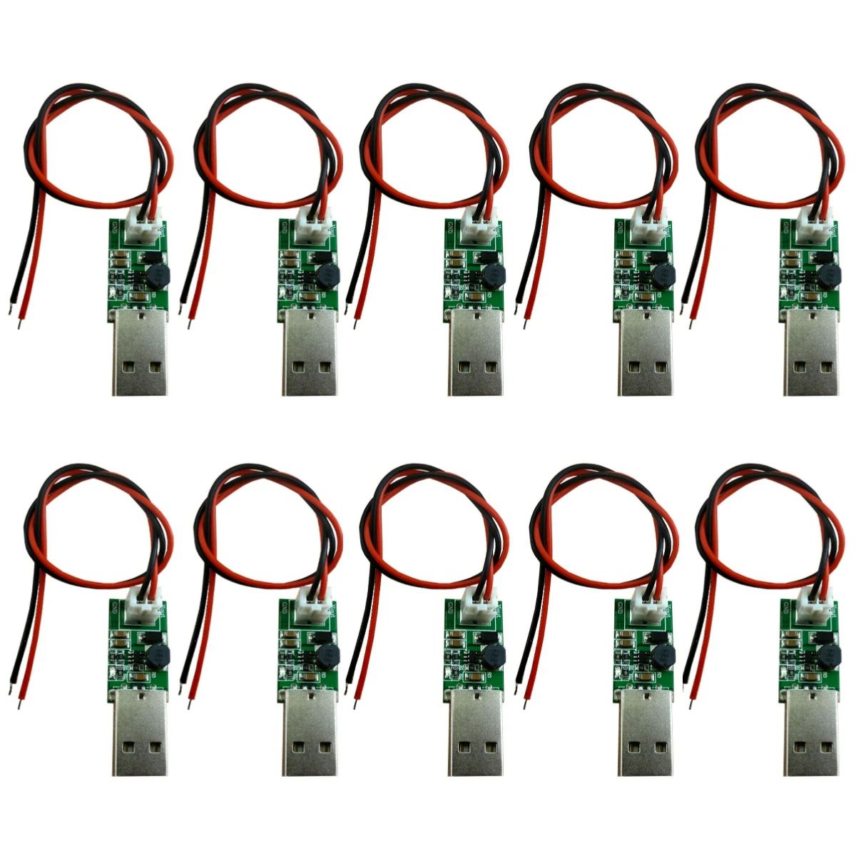 10 PCS Mini 5W Usb To 12V Dc Dc Step Up Converter 5V To 12V Power Supply Boost Module