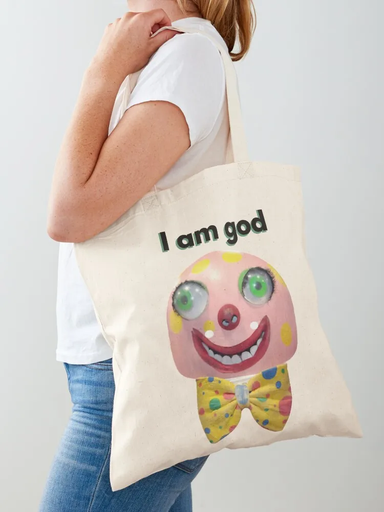 

Mr Blobby Is God Tote Bag tote bag men Women bags personalized tote bags cloth bags