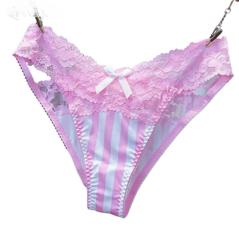 4PCS New Sweet Floral Lace Panties Women Soft Comfortable and Skin-friendly Charming Briefs High Elastic and Light Luxury Shorts