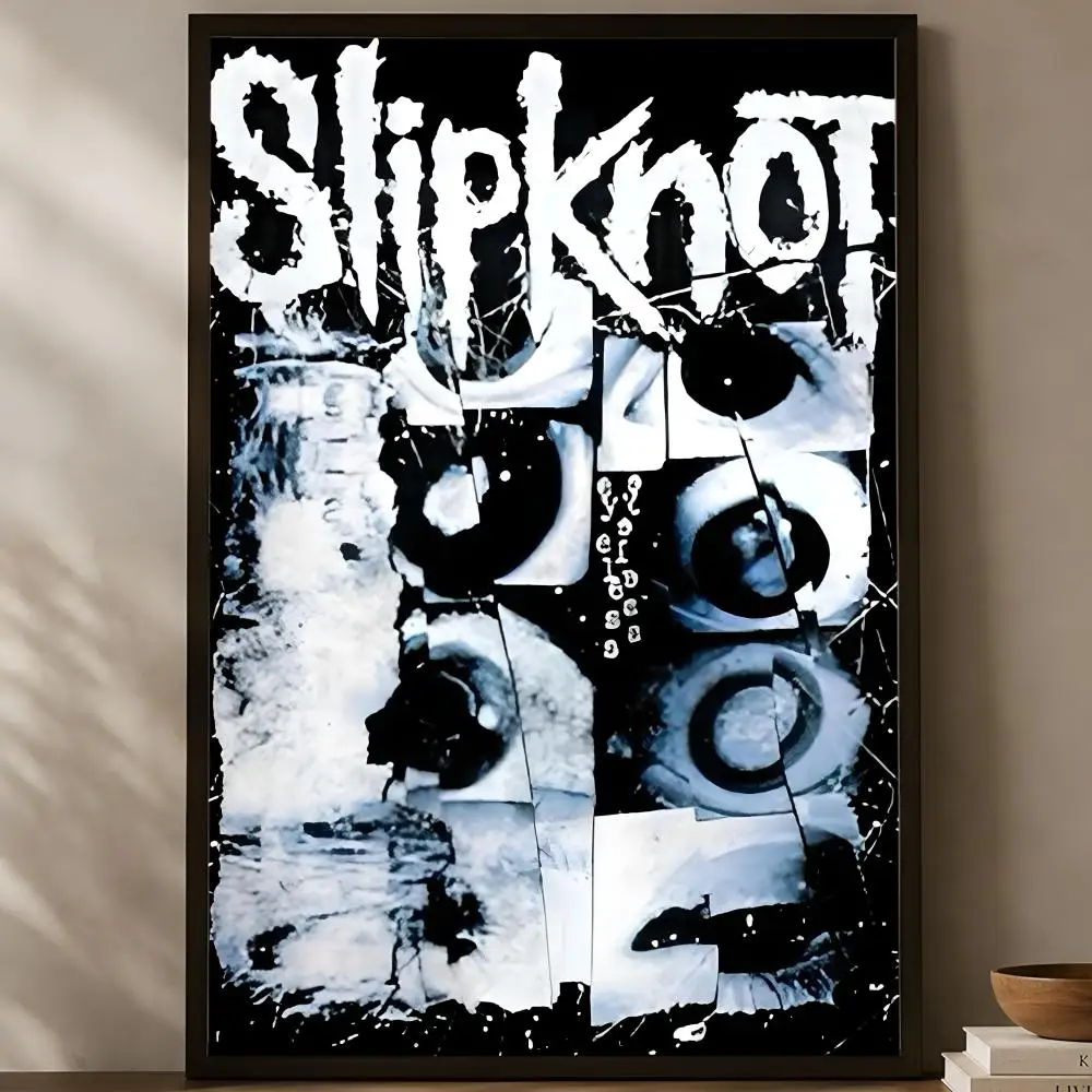 Band S-Slipknot Poster, selbstklebendes HD-PVC-Wandkunstposter, wasserfeste Dekoration für Schlafzimmer, Wohnzimmer und Zuhause – Detail 27