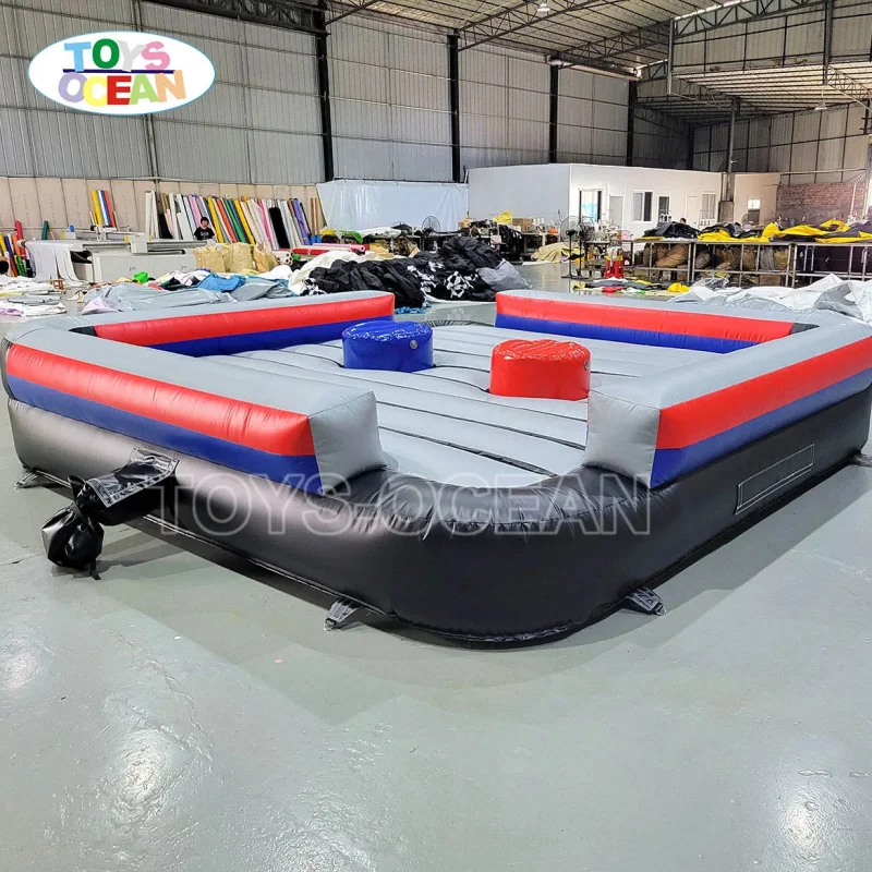 2 Person Inflatable Battle Zone Game, Portable Inflatable Jousting Arena for Party Rental, Inflatable Gladiator Arena