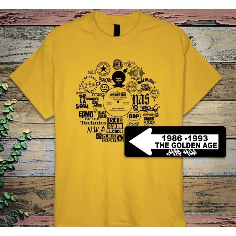 Golden Age Of Hip Hop T Shirt 90'S Dj 1200 Turntable Boom Bap Music Technics