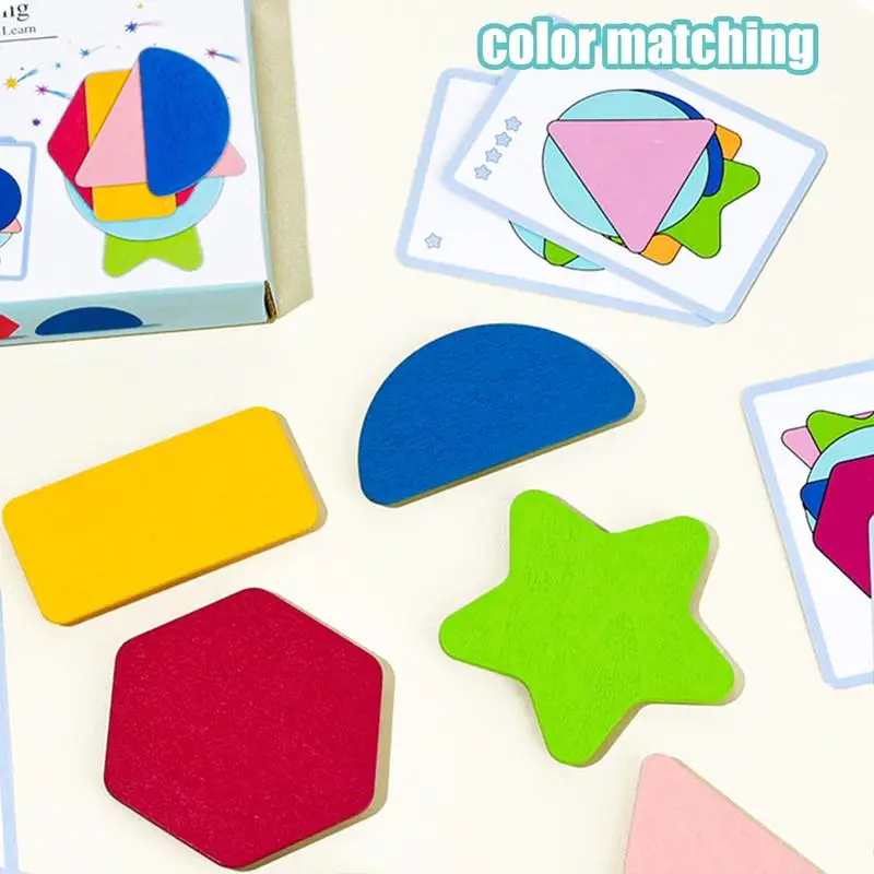 Forma correspondente quebra-cabeça de madeira aprendizagem reconhecimento de cor correspondência labirinto pré-escolar classificador geometria suave classificação empilhamento brinquedo presente