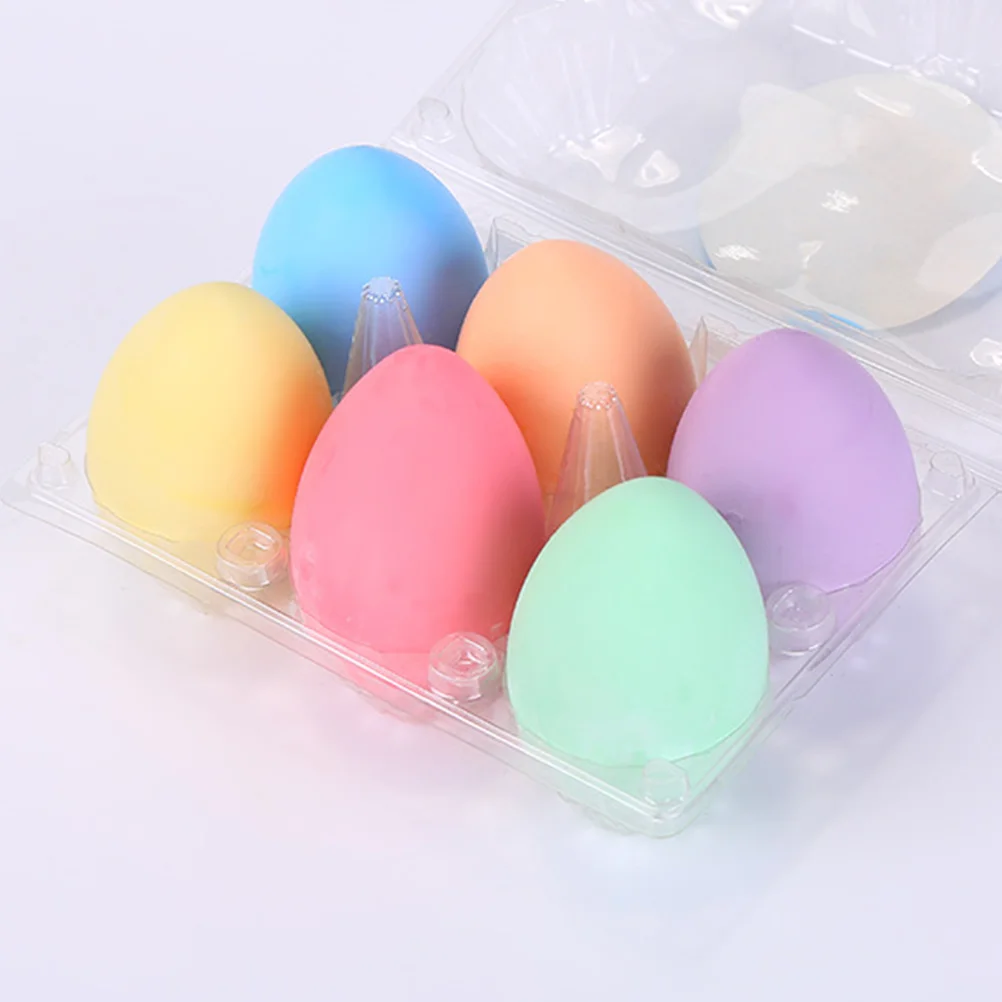 Egg Chalk Chalkboard Chalks Dust-free Blackboard Children Painting on Eggs Shaped Drawing Eggs-Shaped Kids Toys