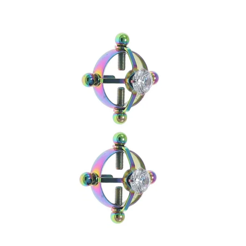 Erotic RolePlay Flirt Sex Toys Fantasy Fetish Stimulator Massage Labia Clips Bondage For Women Metal Breast Clips Nipple Clamps