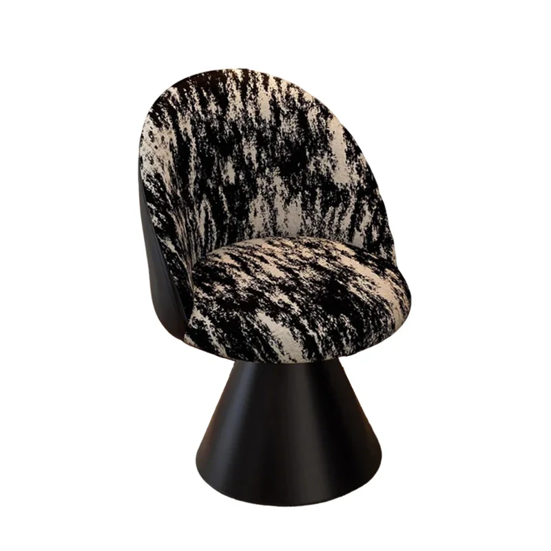 Makeup Chair Bedroom Light Luxury Makeup Chair Italian Makeup Stool Rotatable Backrest Dresser Stool Nail Robbie Chair