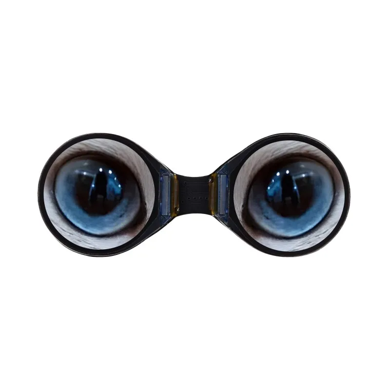 0.71inch Double Eye Round LCD Display Module, 160×160 Resolution, SPI Interface, 65K Colors