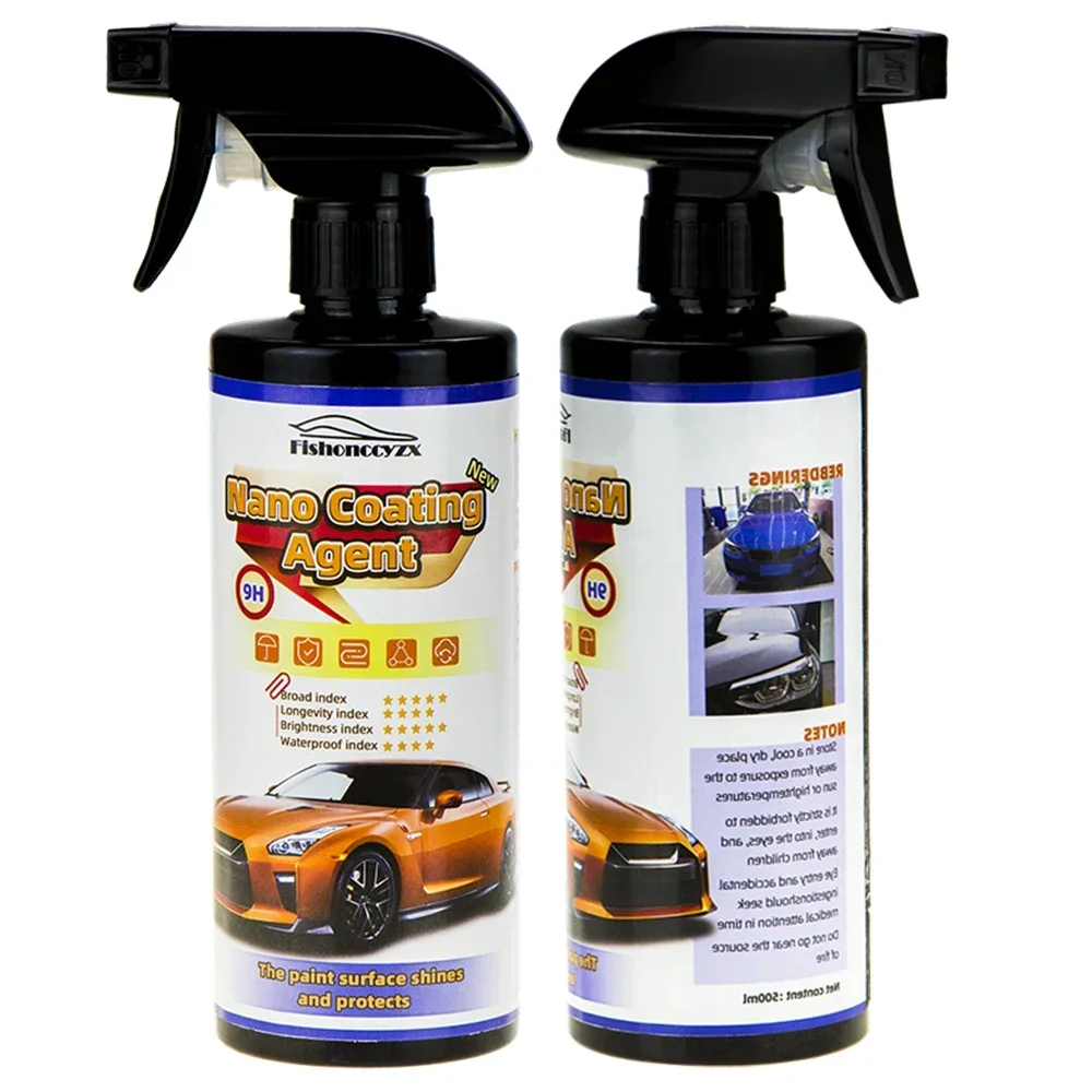 Car 9H Spray Ceramic Repellent Nano Glass Polishing Plated Crystal Liquid Hydrophobic Coating Agent Paint 9H Hardness