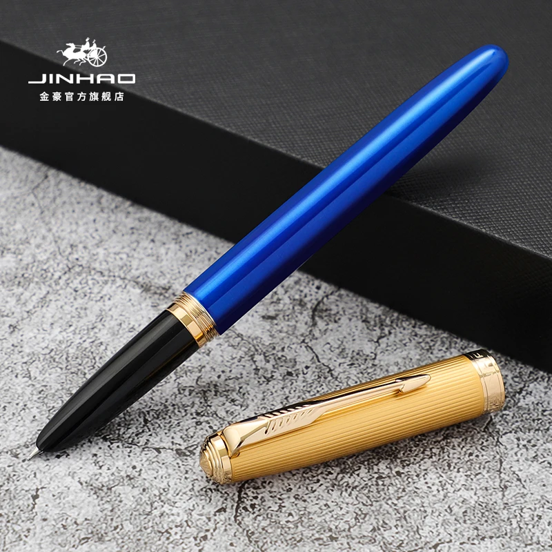 JINHAO 85 النمط الكلاسيكي جميع الصلب/الخشب/البلاستيك قلم حبر 0.38 مللي متر 0.7 مللي متر بنك الاستثمار القومي أقلام الحبر اللوازم المكتبية المدرسية الطلاب القرطاسية #3