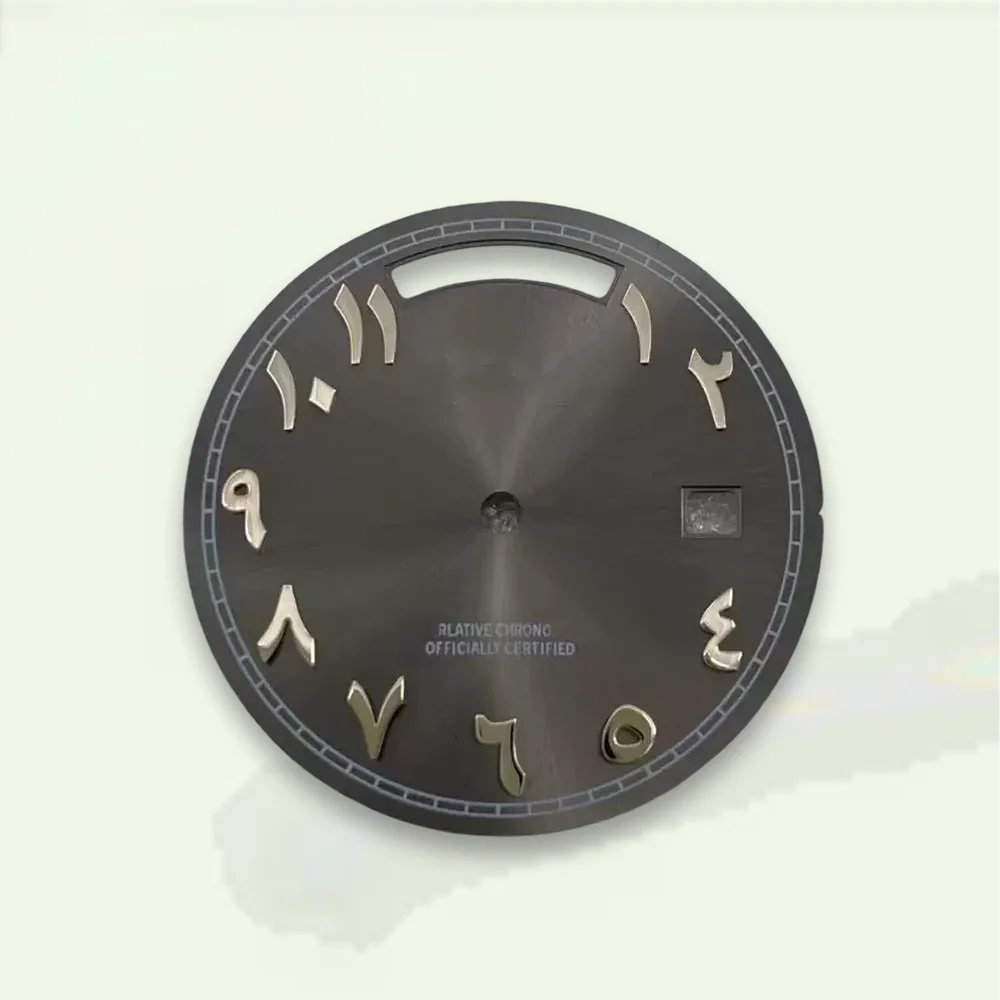 Watch modification 31mm S Dial Day And Date Arab Dial Suitable For 8285 Movement Sunray High-Quality Watch Accessories tool