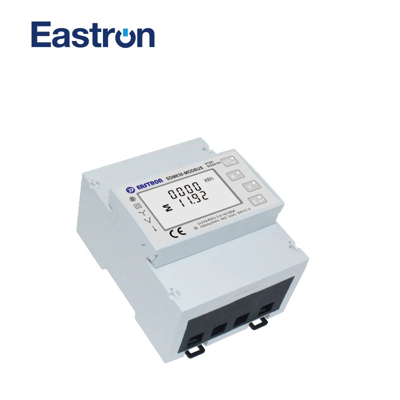 Imagem -02 - Modbus v1 Mid Mutli Função Quatro Módulo Trifásico 10 100a Conexão Direta Digital Din Trilho Medidor de Energia Meados Sdm630