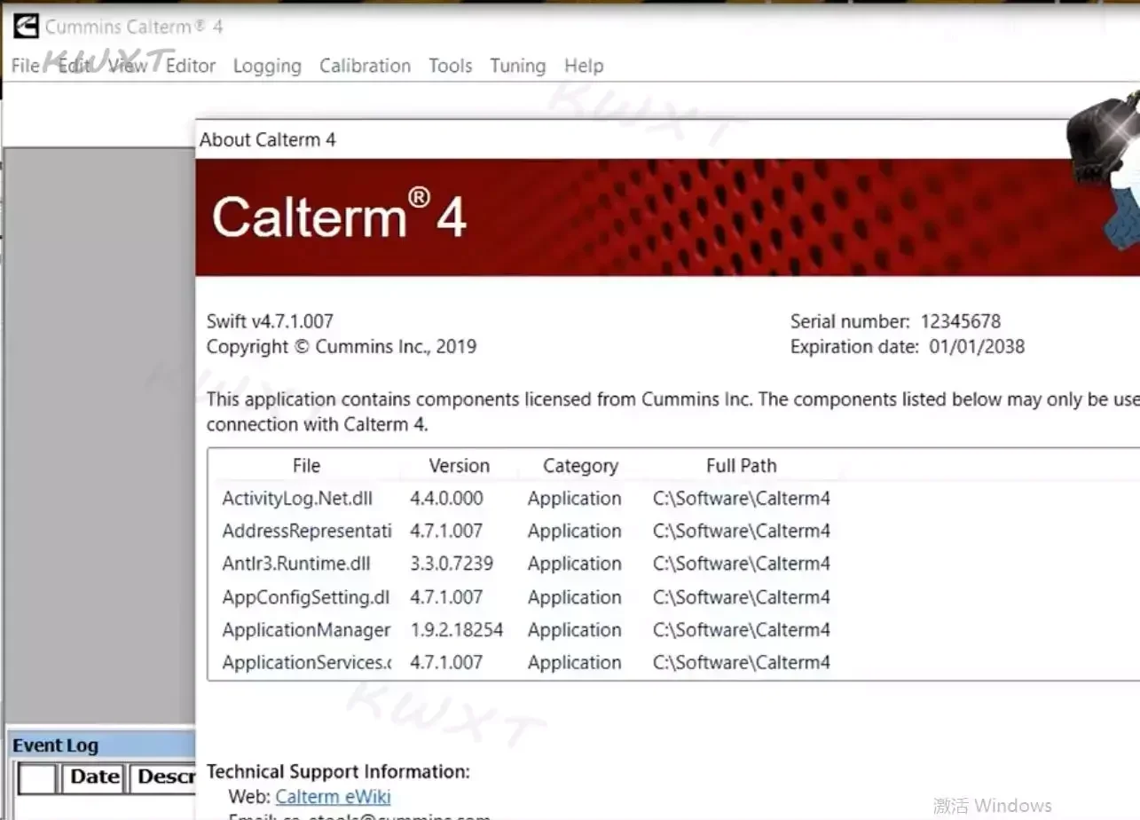 Lastest CMS Insite 8.7 Engine Diagnostic Software + Calterm 4.7 MetaFiles v4.7.1.007 with Keygen Never Expire Work Site Line 6 7