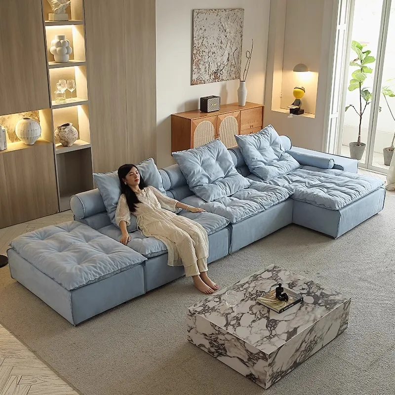 Sofa Italian minimalist module sofa size apartment villa living room modern minimalist sofa