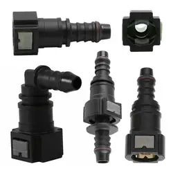 1 Set ID8 7.89 Gasoline Diesel Oil Pipe Pump Rubber Car Fuel Quick Release Hose Connector Rubber Fitting Car Accessories Tools