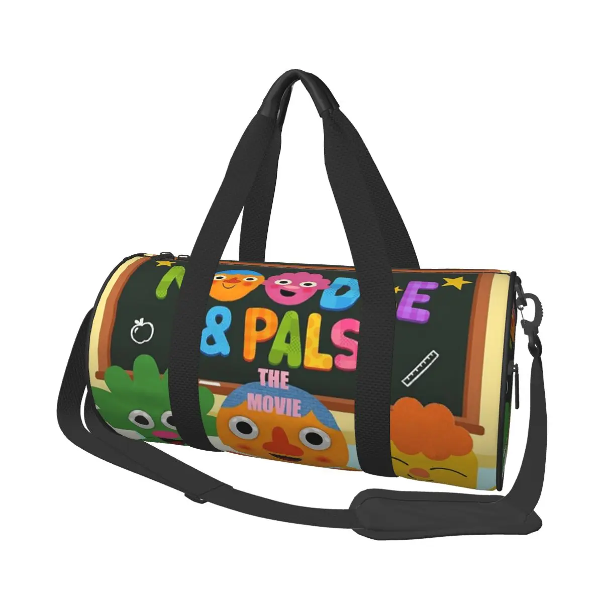 

Noodle And Pals Micro Super Simple Cool Large Duffle Gym Bag Multi-Functional Duffle Travel Bags Handbags Fitness bag