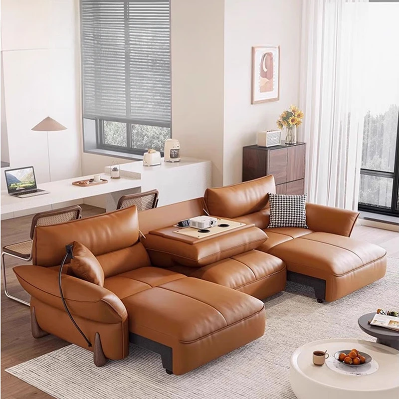 

Electric Luxury Sofa Chair Soft Modern Leather Daybed Sofa Loveseat Reclining Sofy Do Salonu Living Room Furniture