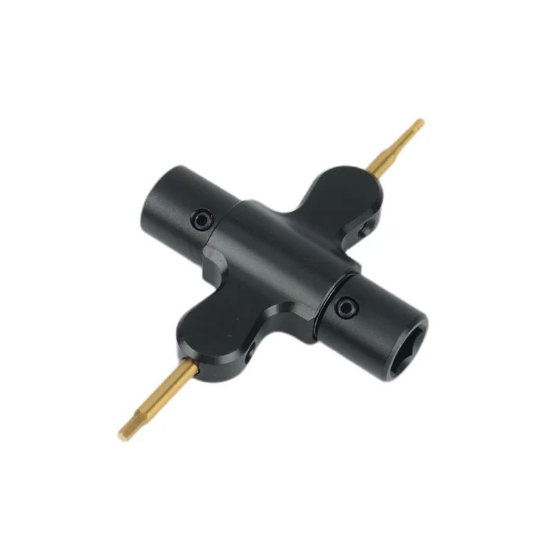 CYGJ-2X メタルクイックリリースレンチツール FPVモーター用 M3 M5 六角ナット プロップナット リリースレンチ 1.5mm 2mm 六角ドライバー