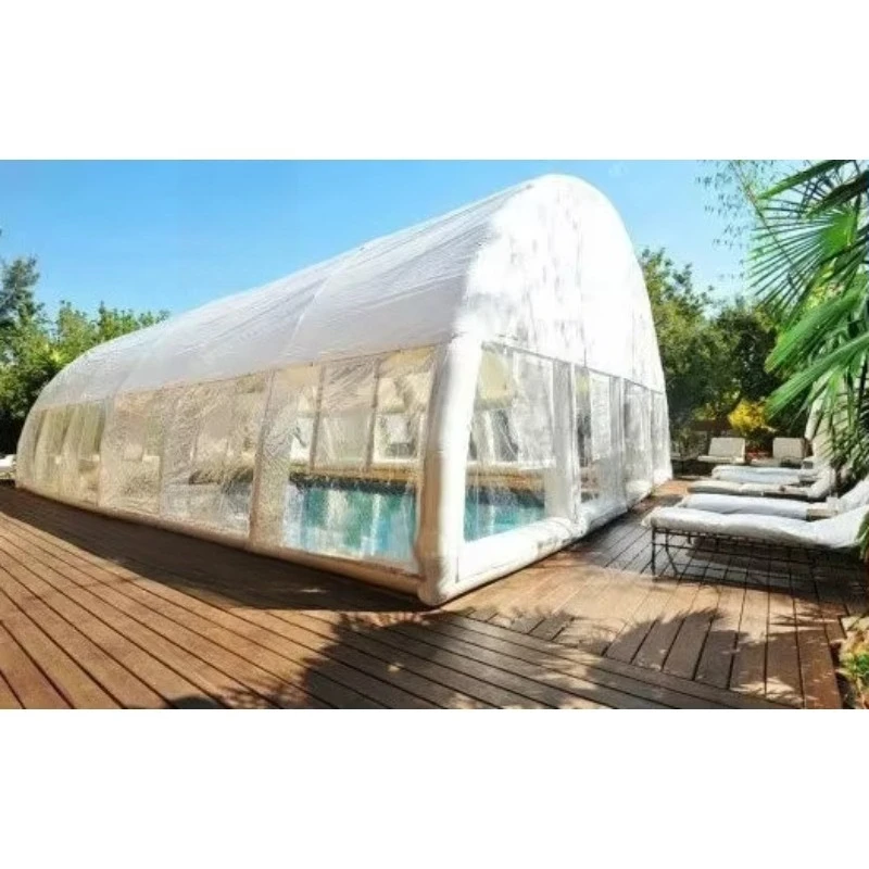 Swimming Pool Dome Cover Inflatable Pools Cover Transparent Swimming Pool Bubble Tent