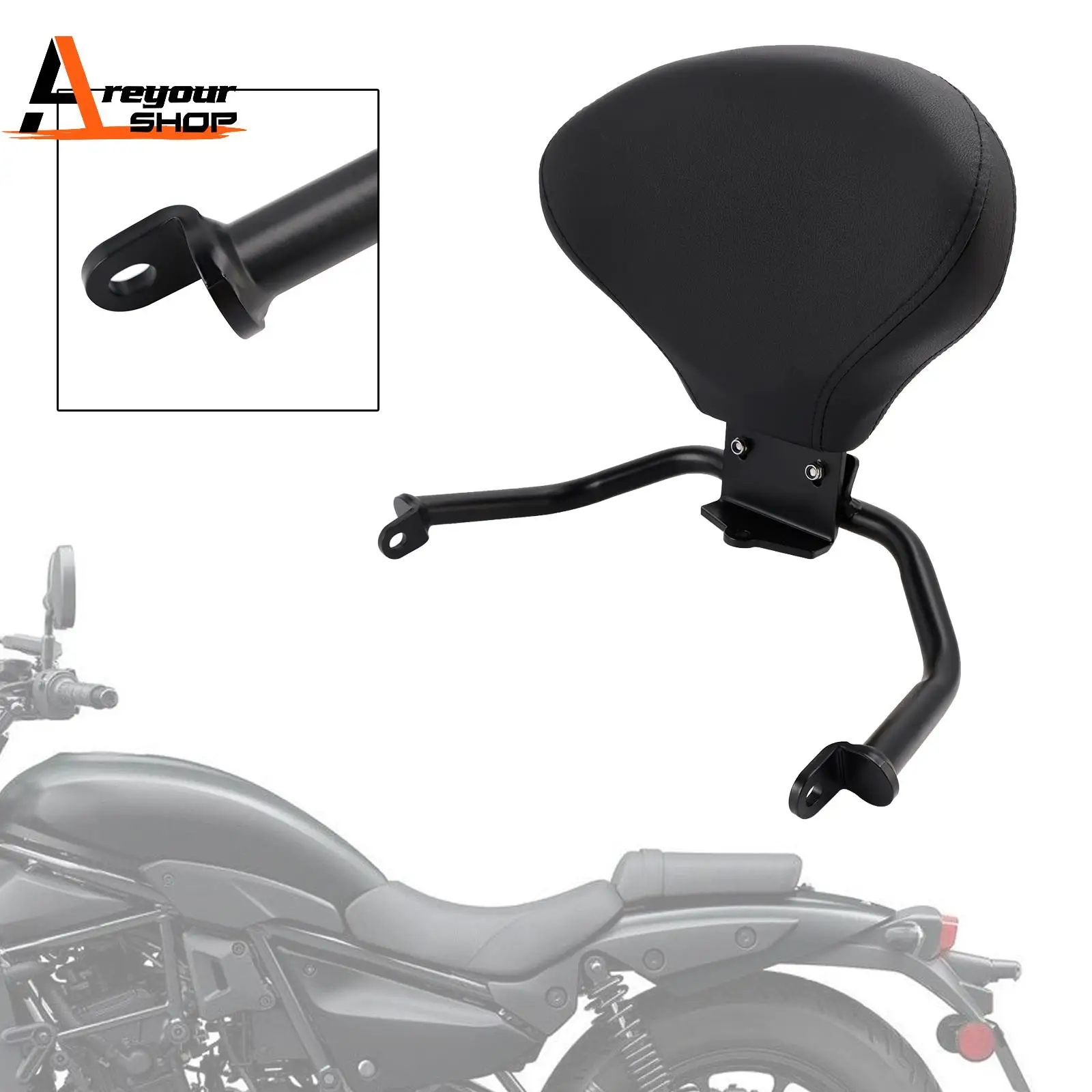 

Passenger Sissy Bar Backrest for Kawasaki Eliminator 500 2024-2025