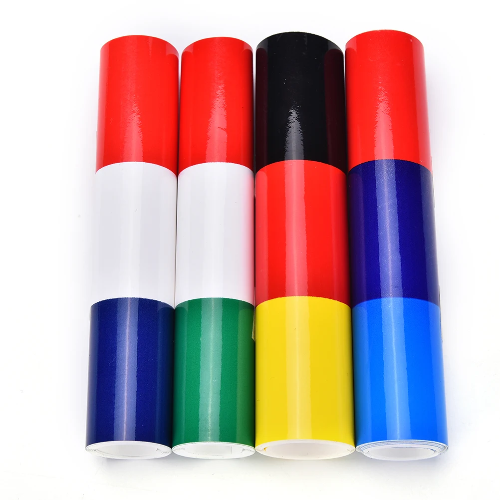 ملصق شريط لسباق الجانب الإيطالي ، 3 ألوان ، غطاء سقف ، سكوتر ، سيارة ، شريط ملون ، 1 متر