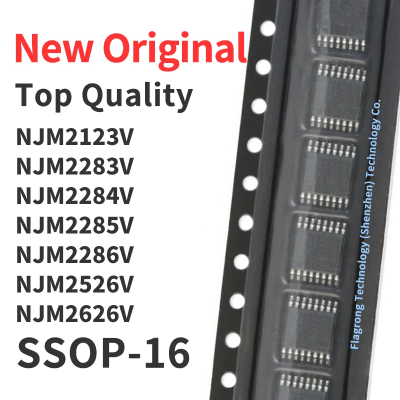 

(10 Pieces) NJM2123V NJM2283V NJM2284V NJM2285V NJM2286V NJM2526V NJM2626V SSOP-16 Chip IC New Original
