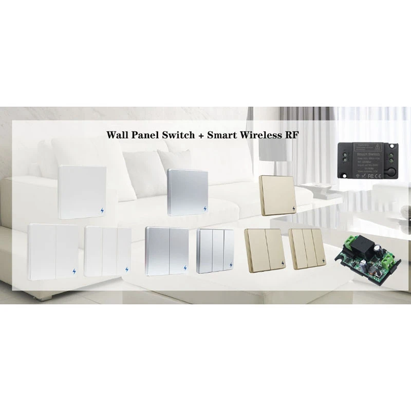 【Must-Haves】433Mhz 220V Lamp Wireless Remote Control Switch ON/OFF Remote Control Receiver Transmitter For Led Lights Bulb DIY