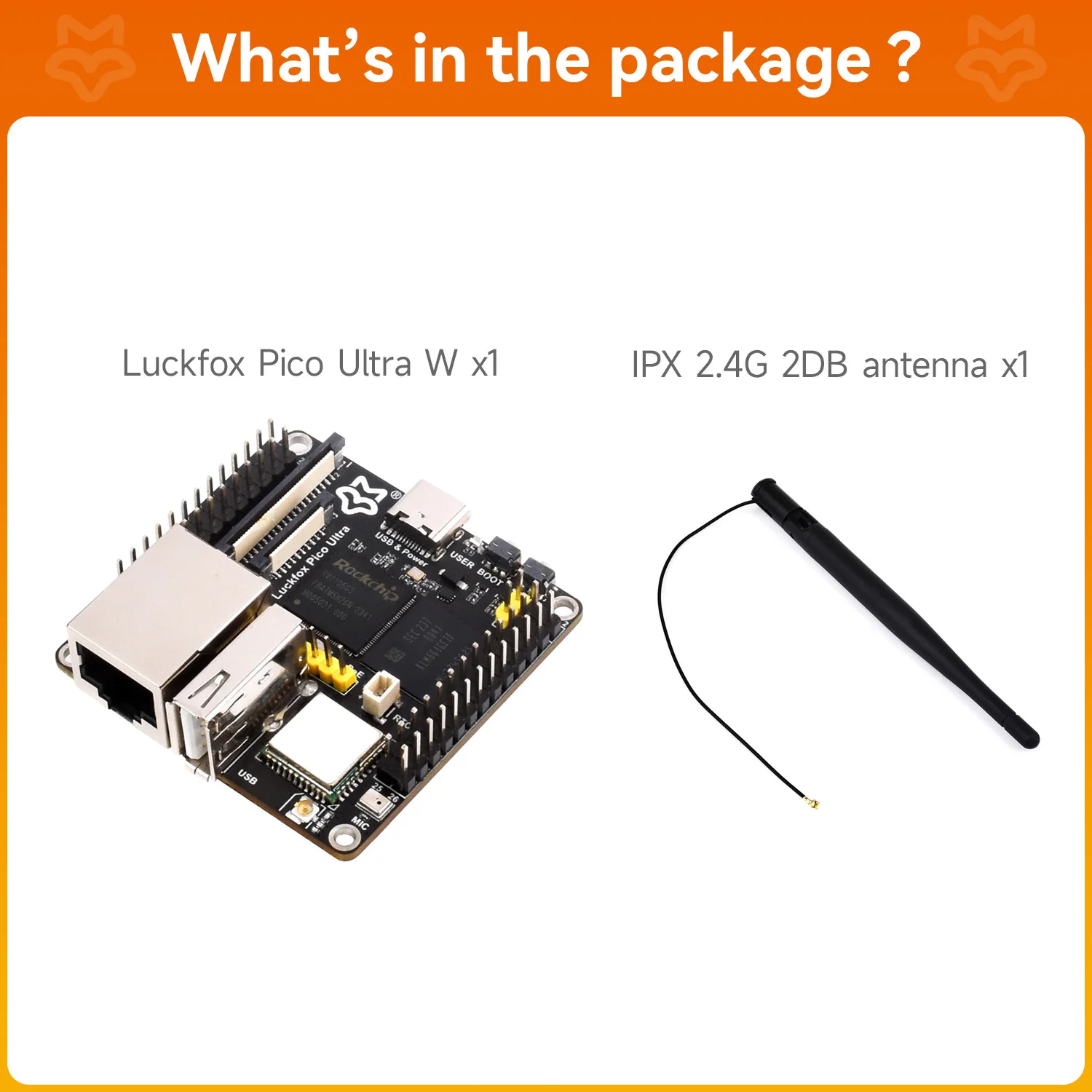 Imagem -05 - Placa de Desenvolvimento Waveshare Linux Micro Luckfox Pico Ultra Rv1106 Integra Arm Cortex-a7 Risc-v Mcu Npu Processadores Isp