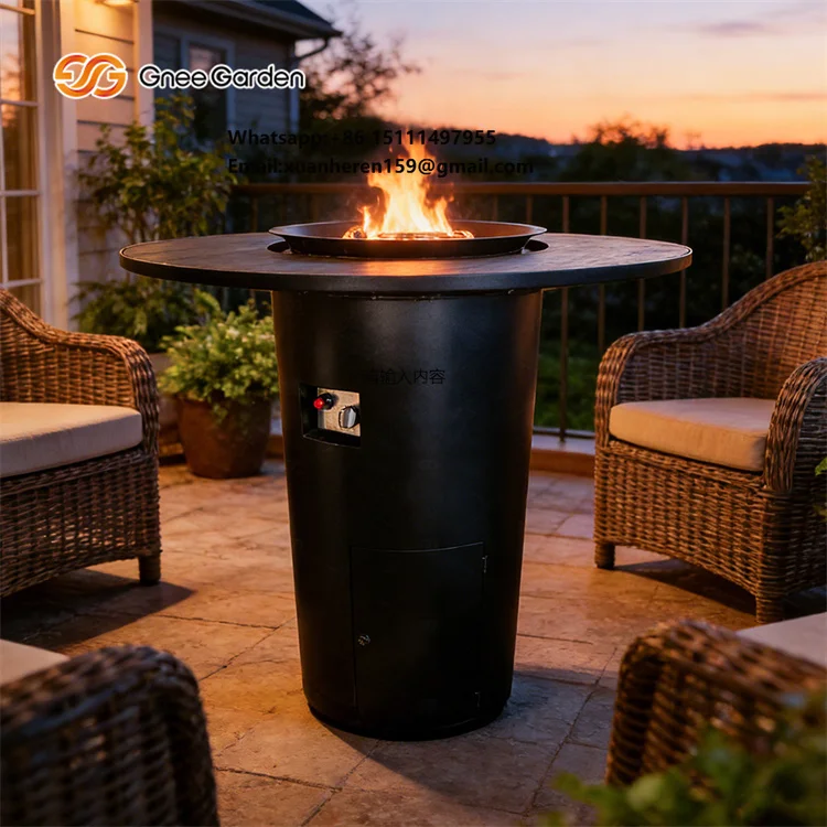 Corten Gas Fire Pit Corten Steel Burner Fire Pits Gas Stove Table Outdoor