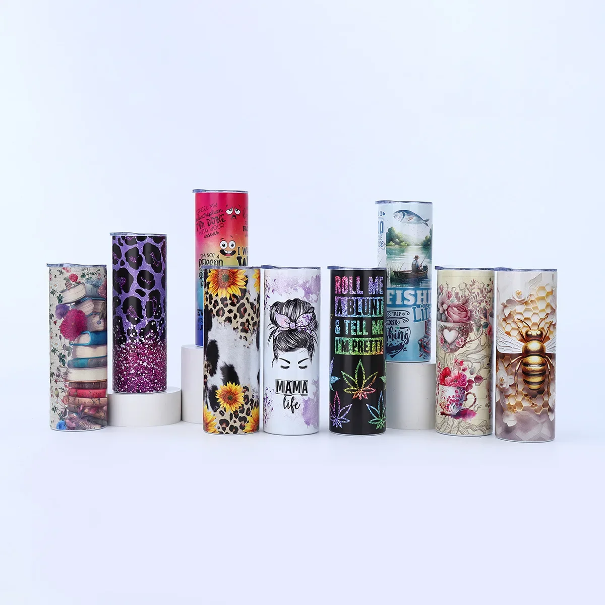 

Нержавеющая сталь 304, 20 унций, изолированная вакуумная автомобильная чашка с 3D-печатью и высокой эстетичной стоимостью, уличная прямая трубчатая чашка