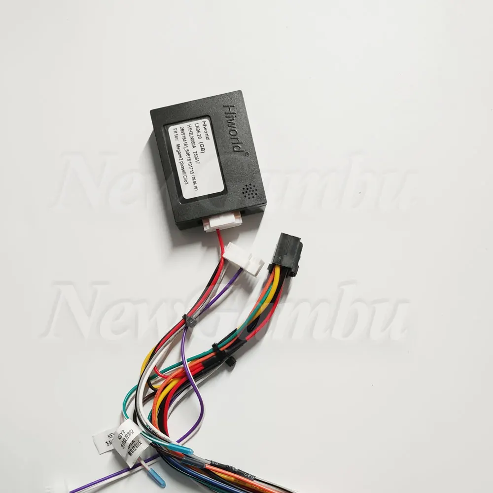 NewGambu Car Wiring Harness Android Power Cable For RENAULT MEGANE 2 2004-2008 Dash radio retrofit CABLE AND CANBUS