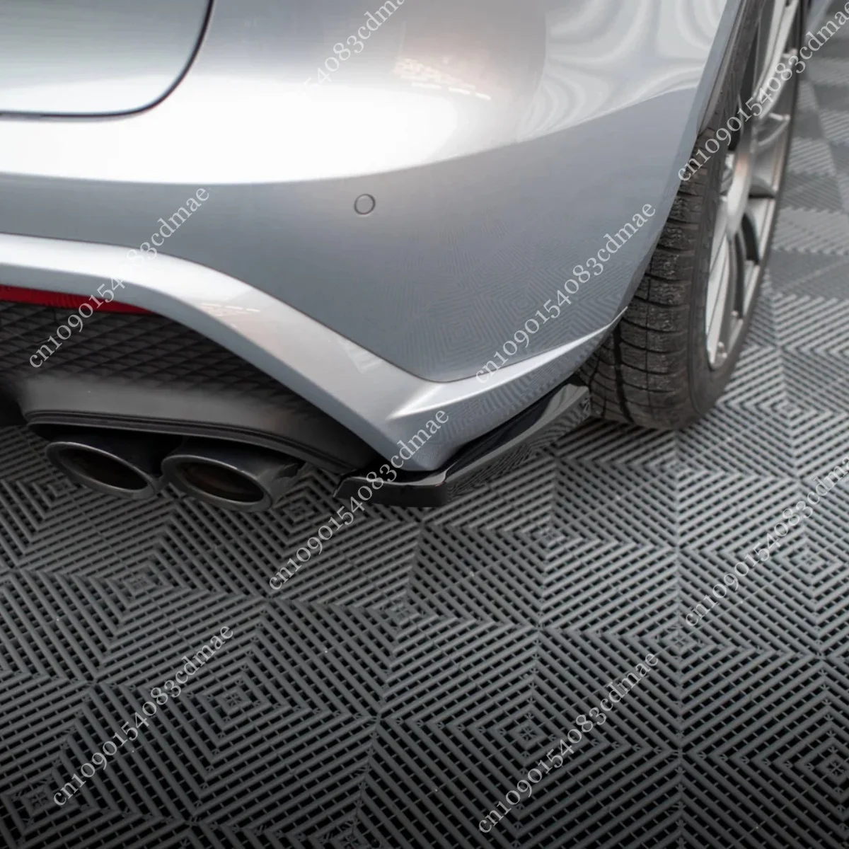 

Maxton Style Rear Side Splitters For Porsche Macan Mk1 Facelift 2 Base / S / GTS / T 2021-2025 Body Aero Kit Spoiler ABS Tuning