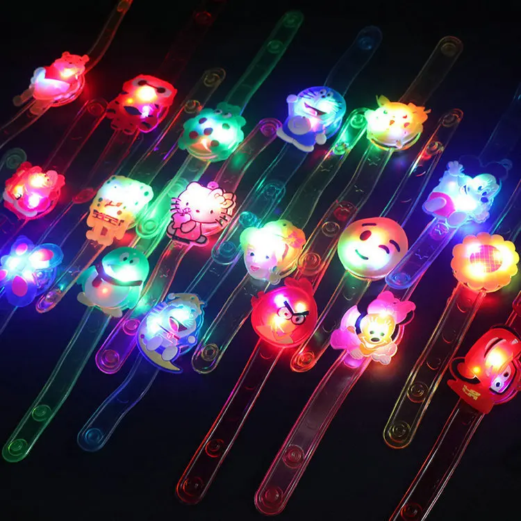 25 Pack LED Light Up Bracelets Party Favors For Kids,Glow in The Dark Party Supplies,Birthday Gifts,Treasure Box