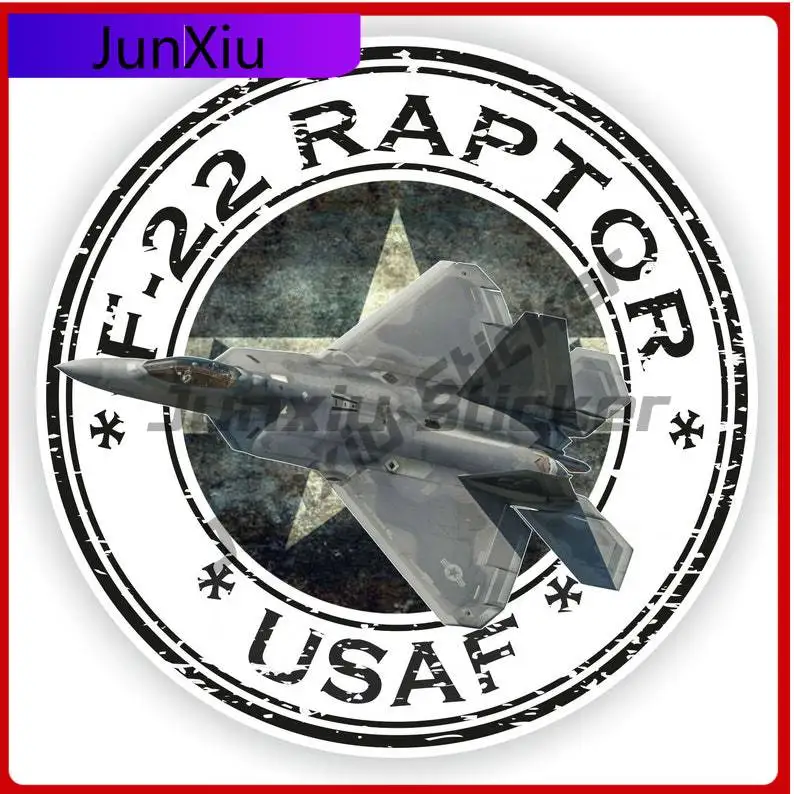 F-22 Raptor U.S.A.F. Unique Laptop Unique Wall SUV Waterproof Car Styling Vinyl Decal For Car Truck SUV Window Bumper Laptop