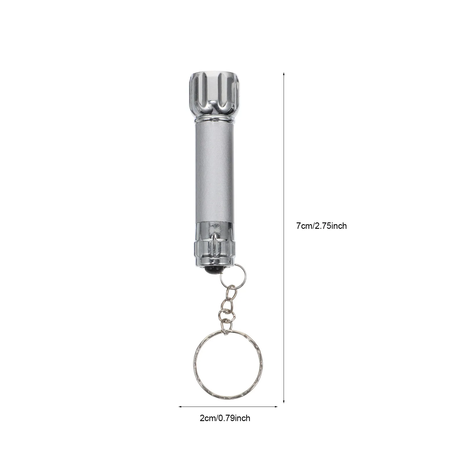 4Pcs Mini LED Flashlight Pumpkin Head Portable Keychain Outdoor Hiking Camping Aluminum Alloy Outdoor Supplies