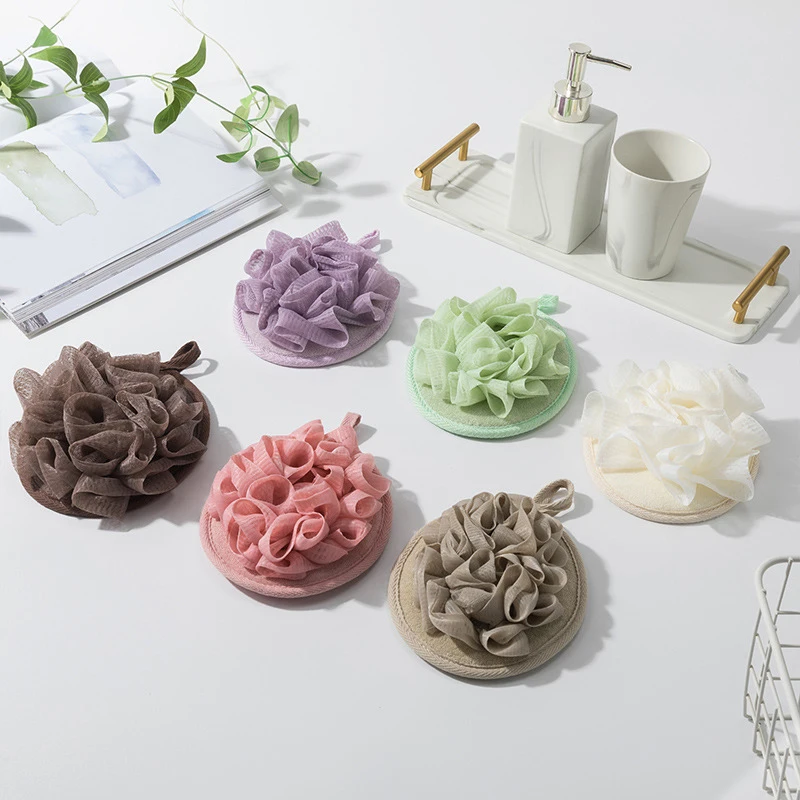 1/2 Pcs Bath Flowers Bath Hands Scrub Bath Tools Scrub Bath Towels Ladies' Bathroom Bath Back Scrub Bath Towels