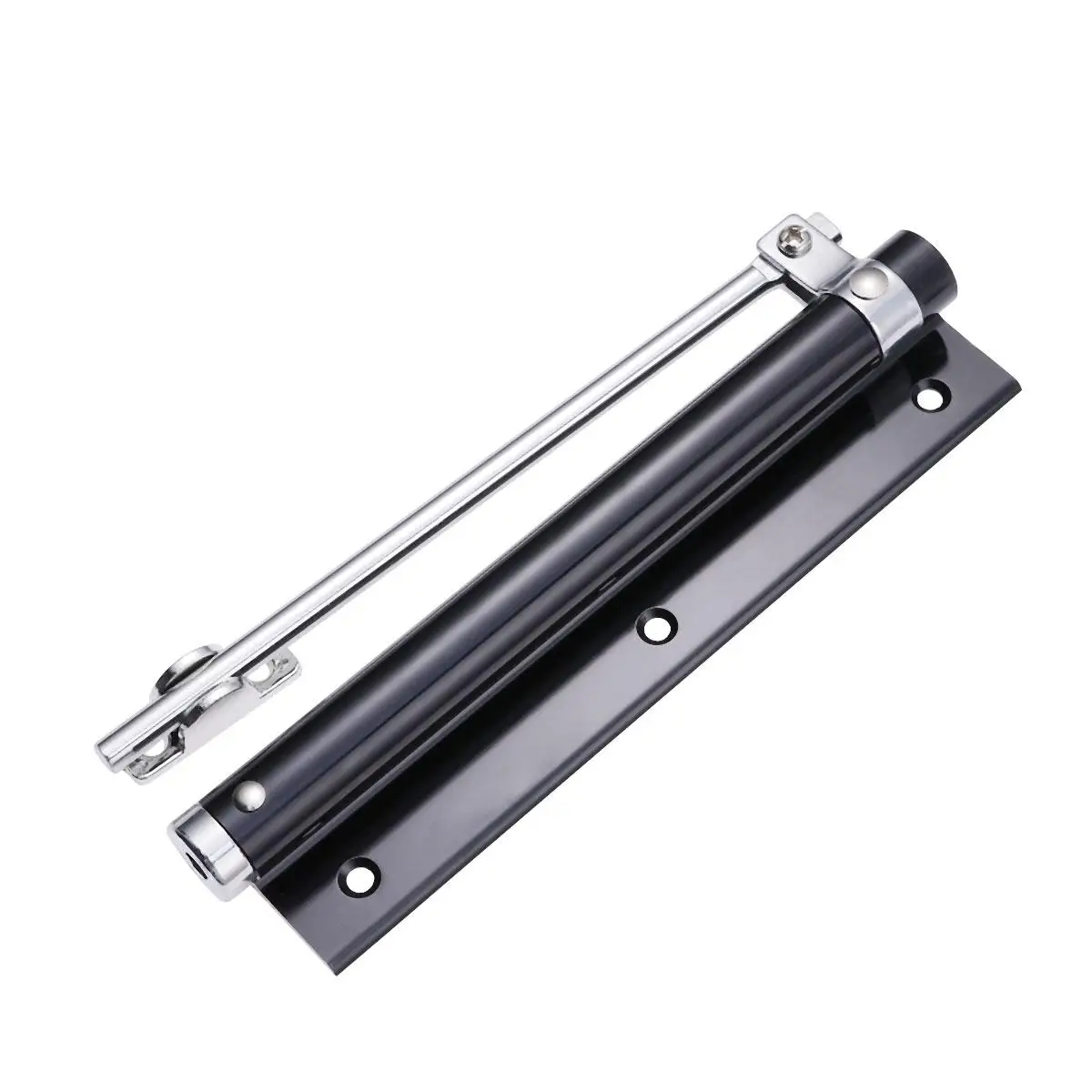 

Automatic Door Closer 35kg Max Weight Aluminum Strong Spring Adjustable Thrust Hidden Stoppers Soft Close Buffer Home Indoor