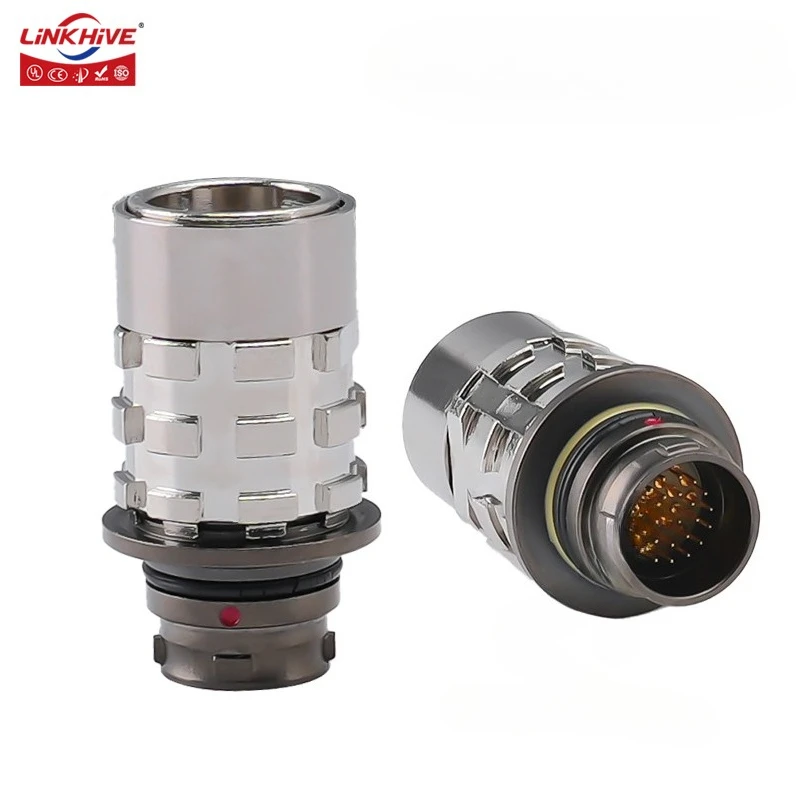 Compatible with ODU HD A1 27 Pin Plug Military Connector A11WAM-P27XBC00-0000 IP68 Circular Connector