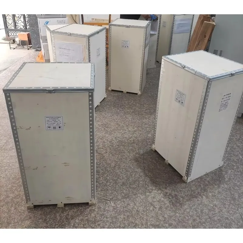 ثلاث مراحل 6KVA 9KVA مثبت جهد التيار المتردد الأوتوماتيكي بالكامل