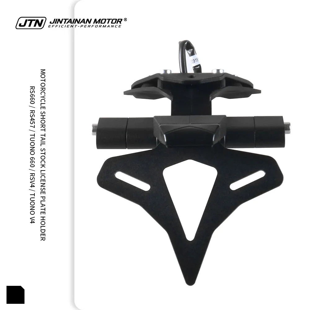 

JTN RS660 RS457 License Plate Holder Motorcycle LED Lights Rear Short Tail Stock License RSV4 TUONO V4 660 2021-2026 For Aprilia