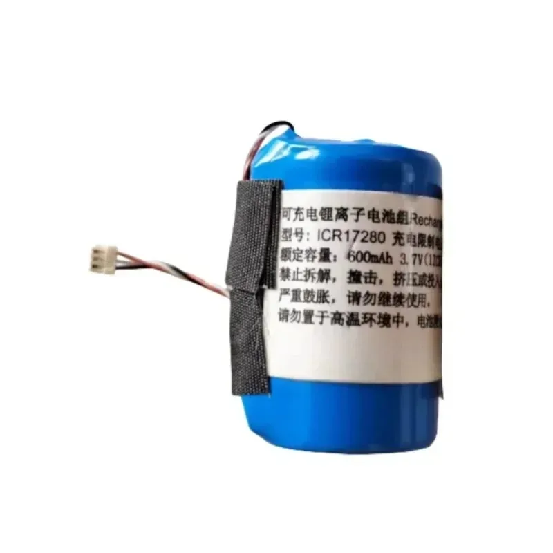 ICR17280 3-wire Plug 3.7V 600mAh لبعض أجهزة إرسال الجيتار اللاسلكية BOSS WL-T WL-20L البطارية