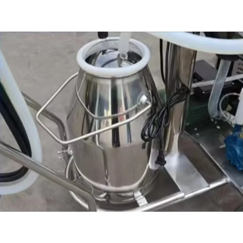 Portable Single Bucket Automatic Electric Milking Machine Stainless Steel Goat Sheep Cow Camel Milking Machine