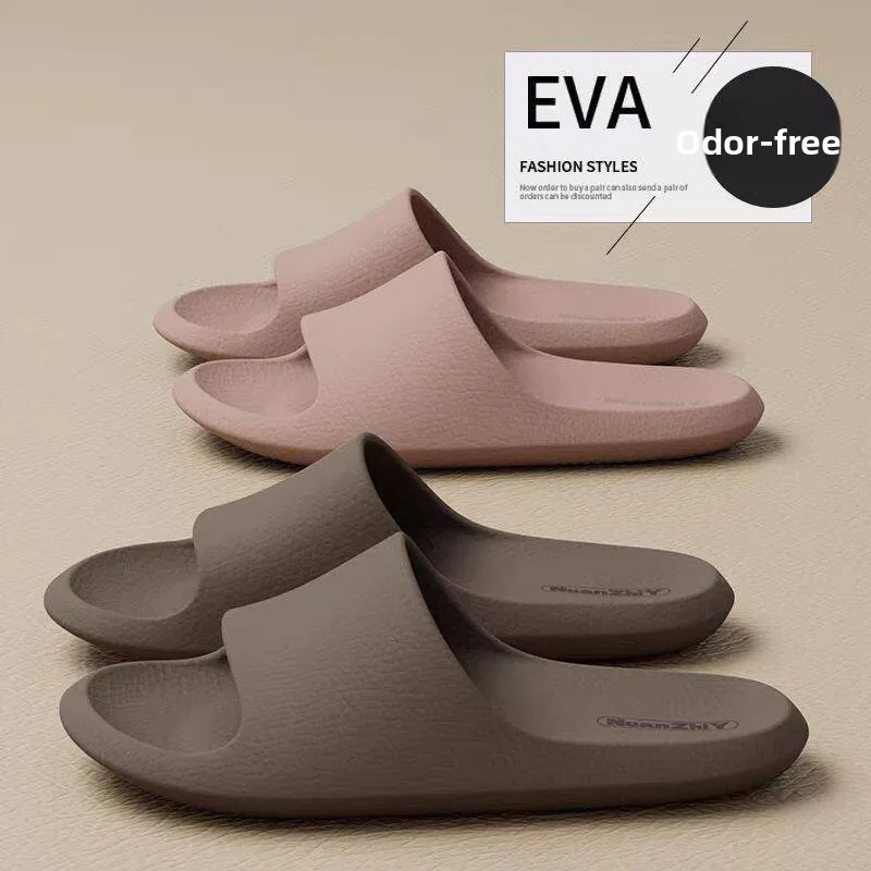 

EVA Indoor Slippers Anti-Slip Bath Shoes Men Women Summer New Style Home Comfortable Wearing Feeling Flat Sandals Luxury Hors...