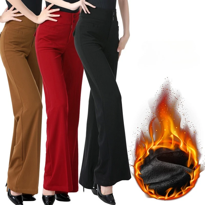 

Customized Vans Modern Dance Pants Women's Latin Dance Pants Practice Ballroom Bell Bottoms Ballroom Dress Standard